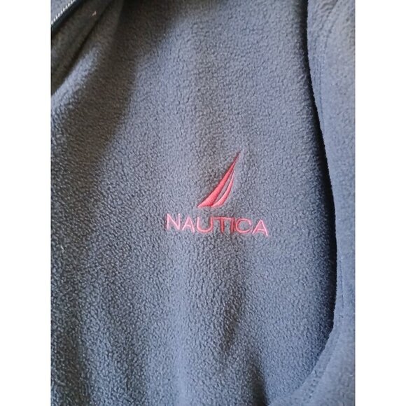 Nautica Men’s Fullzip Fleece Jacket -Navy/Maroon-Pockets-Sz XXL - Picture 15 of 15